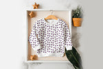 Lade das Bild in den Galerie-Viewer, Supersoft Premium BIO Jersey "Puzzle Leben" Herzchen klein 0,5 m