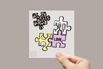 Lade das Bild in den Galerie-Viewer, Bügelbild "Puzzle Leben"