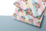 Lade das Bild in den Galerie-Viewer, Frottee Jersey "Schildkrötchen" COLLECTION 0,5 m