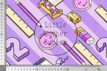 Lade das Bild in den Galerie-Viewer, Design "School Time" lila 0,5 m