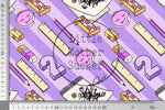 Lade das Bild in den Galerie-Viewer, Design "School Time" lila 0,5 m