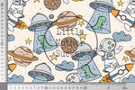Lade das Bild in den Galerie-Viewer, Webware für Bermudashorts "Spacetopia" 0,5 m