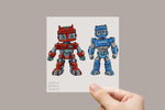 Lade das Bild in den Galerie-Viewer, Bügelbild "Super Robo"