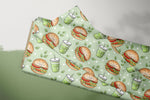 Lade das Bild in den Galerie-Viewer, Supersoft Premium BIO Jersey "Veggie Burger" klein 0,5 m