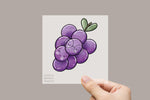 Lade das Bild in den Galerie-Viewer, Bügelbild "Weinbeeren"