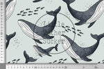 Lade das Bild in den Galerie-Viewer, Supersoft Premium BIO Jersey "Whaletime" groß 0,5 m