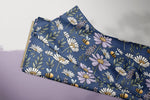 Lade das Bild in den Galerie-Viewer, Supersoft Premium BIO Jersey "Wiesenliebe" navy groß 0,5 m