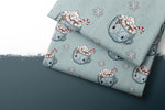 Lade das Bild in den Galerie-Viewer, Frottee Jersey "Winter Kakao" 0,5 m