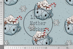 Lade das Bild in den Galerie-Viewer, Frottee Jersey "Winter Kakao" 0,5 m