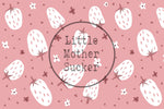 Lade das Bild in den Galerie-Viewer, Frottee Jersey "Strawberry Patch" pink strawberry 0,5 m