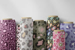 Lade das Bild in den Galerie-Viewer, Supersoft Premium BIO Jersey "LMS Leopard" lila 0,5 m