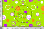 Lade das Bild in den Galerie-Viewer, Webware für Bermudashorts "Smile Bright" grün 0,5 m