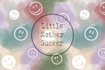 Lade das Bild in den Galerie-Viewer, Frottee Jersey "Smile" watercolor groß 0,5m