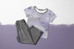 Lade das Bild in den Galerie-Viewer, Premium BIO Jersey "Yajasu" Lilac 0,5 m