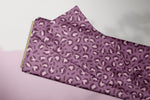 Lade das Bild in den Galerie-Viewer, Supersoft Premium BIO French Terry "Leopard Love" plum 0,5 m