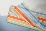 Lade das Bild in den Galerie-Viewer, Supersoft Premium BIO Jersey "Positive Vibes" blue Stripes 0,5 m