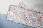 Lade das Bild in den Galerie-Viewer, Supersoft Premium BIO Jersey "Positive Vibes" blue klein 0,5 m