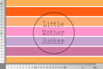 Lade das Bild in den Galerie-Viewer, Supersoft Premium BIO Jersey "Positive Vibes" purple Stripes 0,5 m