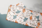 Lade das Bild in den Galerie-Viewer, Supersoft Premium BIO French Terry "Flugdrache" autumn klein 0,5 m