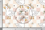 Lade das Bild in den Galerie-Viewer, Supersoft Premium BIO Jersey "Gans schön Süß" Autumn 0,5 m