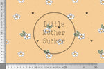 Lade das Bild in den Galerie-Viewer, Supersoft Premium BIO Jersey "Gans schön Süß" Autumn Blumen Amber 0,5 m