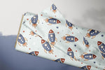 Lade das Bild in den Galerie-Viewer, Supersoft Premium BIO Jersey "Rocket Star" klein 0,5 m