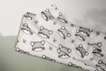 Lade das Bild in den Galerie-Viewer, Supersoft Premium BIO Jersey "Waschbärchen" klein 0,5 m