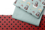 Lade das Bild in den Galerie-Viewer, Supersoft Premium BIO Jersey "Lady Bug" Käfer 0,5 m