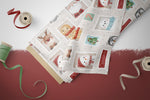 Lade das Bild in den Galerie-Viewer, Supersoft Premium BIO French Terry "Lora's Christmas" cotton groß 0,5 m