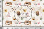 Lade das Bild in den Galerie-Viewer, Supersoft Premium BIO Jersey "Magic Giggles" Cream klein 0,5 m
