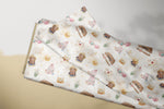 Lade das Bild in den Galerie-Viewer, Supersoft Premium BIO Jersey "Magic Giggles" Cream klein 0,5 m