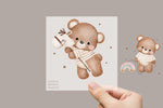 Lade das Bild in den Galerie-Viewer, Bügelbild "Playful Teddy"