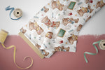 Lade das Bild in den Galerie-Viewer, Supersoft Premium BIO Jersey "School bear" 0,5 m
