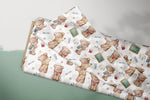 Lade das Bild in den Galerie-Viewer, Supersoft Premium BIO Jersey "School bear" 0,5 m