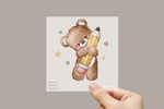 Lade das Bild in den Galerie-Viewer, Bügelbild "School Bear"