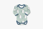 Lade das Bild in den Galerie-Viewer, Supersoft Premium BIO French Terry "Coming Home" Häuser 0,5 m