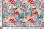 Lade das Bild in den Galerie-Viewer, Lycra "Acrylic Flowers 1" 0,5 m
