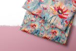 Lade das Bild in den Galerie-Viewer, Lycra "Acrylic Flowers 1" 0,5 m