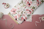 Lade das Bild in den Galerie-Viewer, Supersoft Premium BIO French Terry "Pastel Poppy" 0,5 m