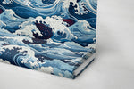 Lade das Bild in den Galerie-Viewer, Premium BIO Jersey "The Great Wave" groß 0,5 m