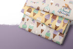 Lade das Bild in den Galerie-Viewer, Supersoft Premium BIO Jersey "Ice Cream Pop" Eis beige 0,5 m