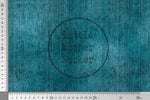 Lade das Bild in den Galerie-Viewer, Premium BIO French Terry "Jeansoptik" teal 0,5 m