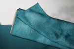 Lade das Bild in den Galerie-Viewer, Premium BIO French Terry "Jeansoptik" teal 0,5 m