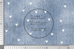Lade das Bild in den Galerie-Viewer, Design "Jeansoptik" Washed Herzchen 0,5 m