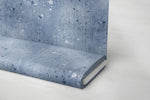 Lade das Bild in den Galerie-Viewer, Premium BIO French Terry "Jeansoptik" Washed Splash 0,1 m