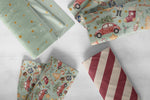 Lade das Bild in den Galerie-Viewer, Supersoft Premium BIO French Terry "Christmas Time" Sternchen 0,5 m