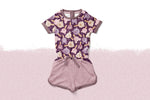 Lade das Bild in den Galerie-Viewer, Premium BIO Jersey "Ice Ice Baby" Berry Kombi 0,4 m Rest