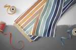 Lade das Bild in den Galerie-Viewer, Supersoft Premium BIO Jersey "Messy Stripes" neutral groß 0,5 m