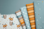 Lade das Bild in den Galerie-Viewer, Supersoft Premium BIO Jersey "Heldenhäschen" Dots 0,5 m