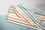 Lade das Bild in den Galerie-Viewer, Supersoft Premium BIO French Terry "Kuhni" Streifen 0,5 m